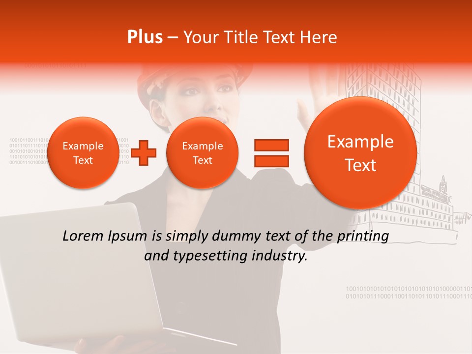 Adult Human Architect PowerPoint Template