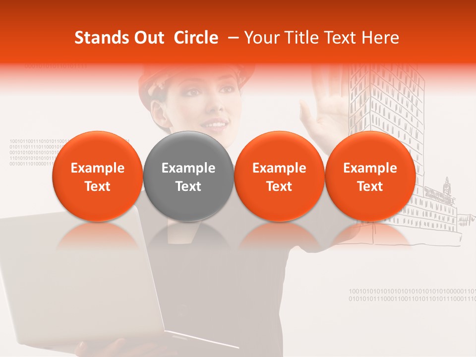 Adult Human Architect PowerPoint Template