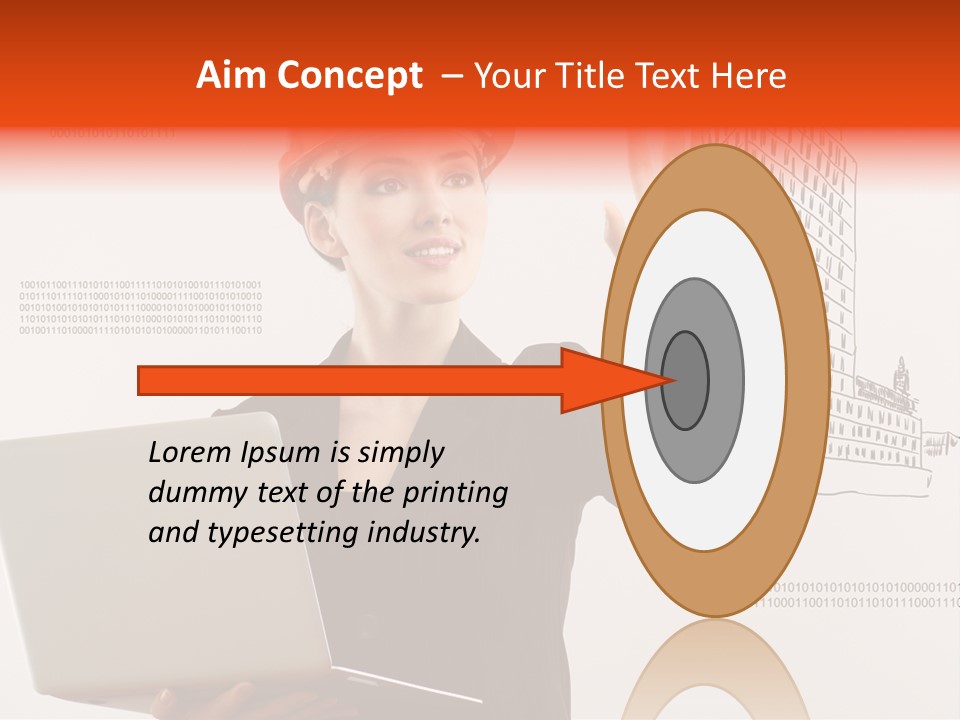 Adult Human Architect PowerPoint Template