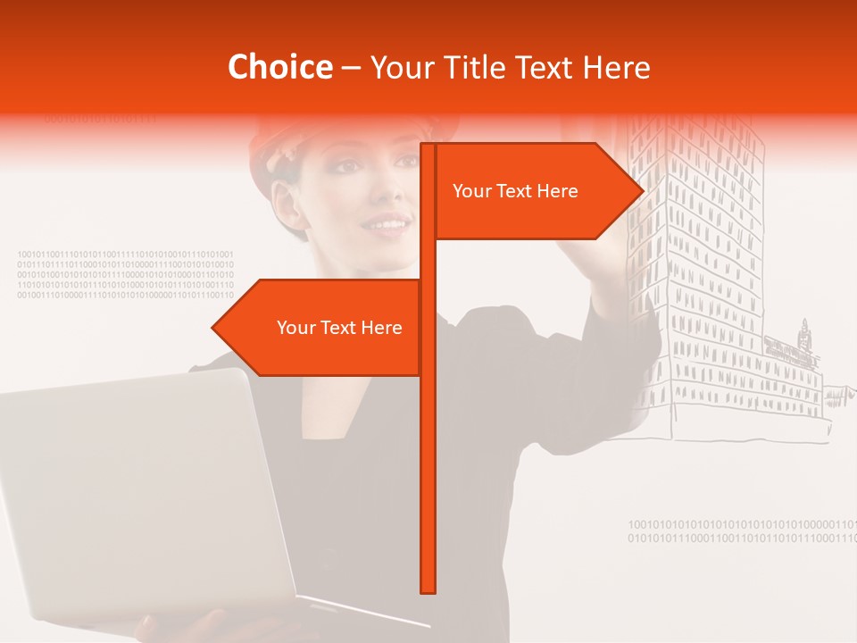 Adult Human Architect PowerPoint Template