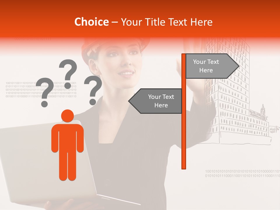 Adult Human Architect PowerPoint Template