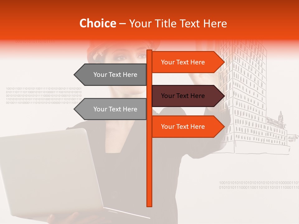 Adult Human Architect PowerPoint Template