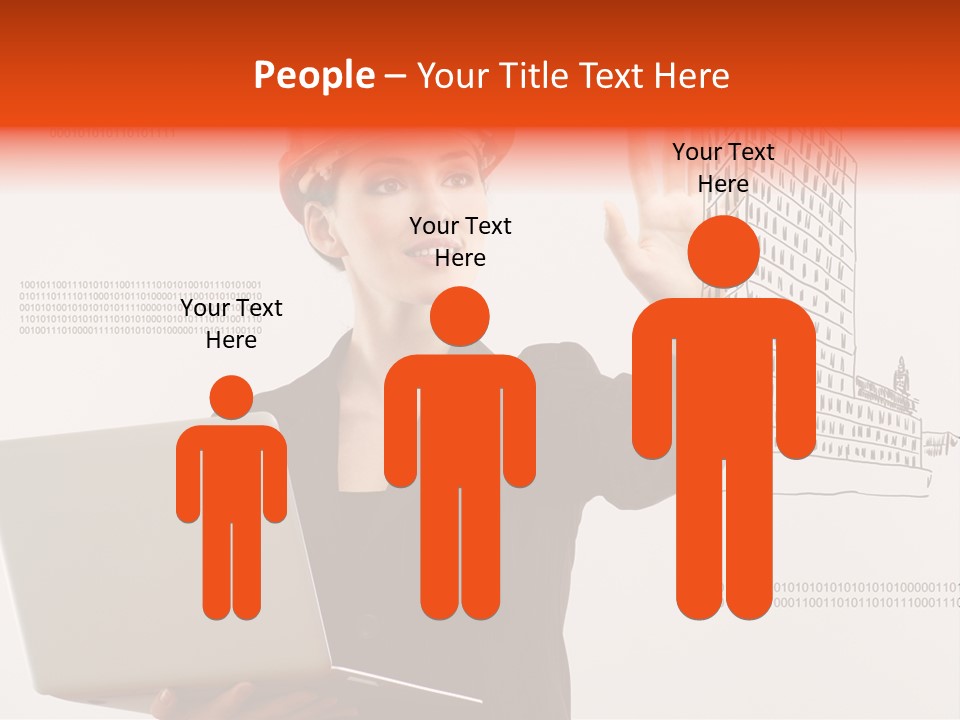 Adult Human Architect PowerPoint Template