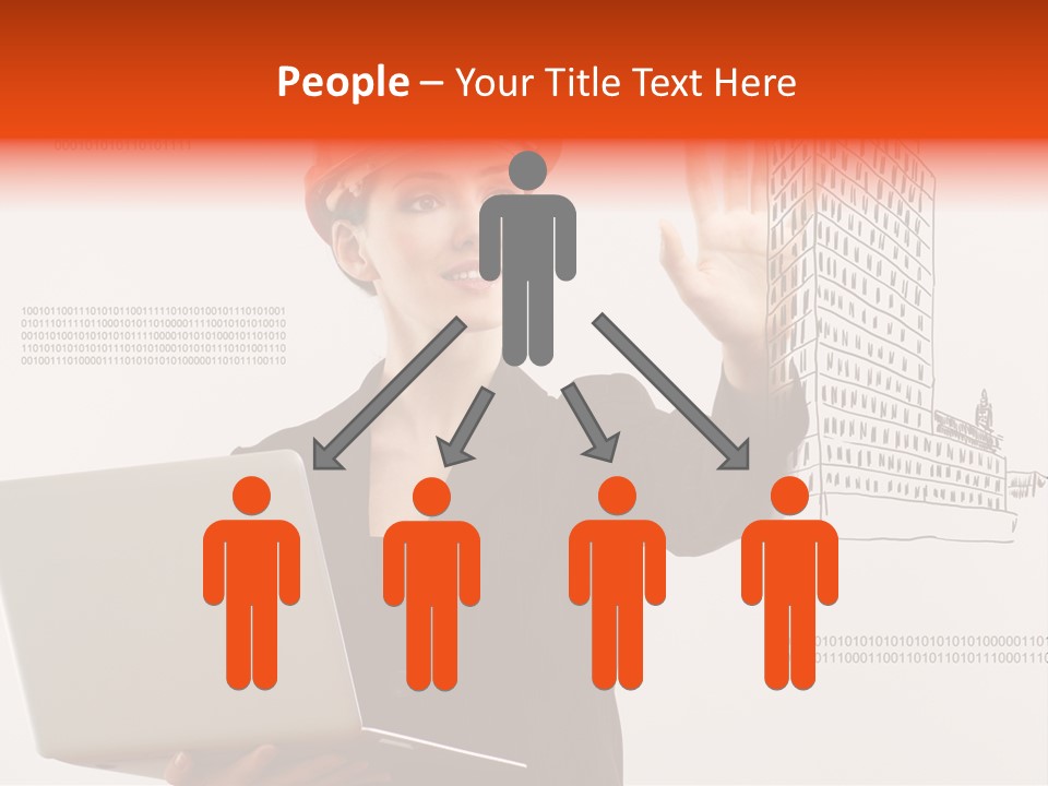 Adult Human Architect PowerPoint Template