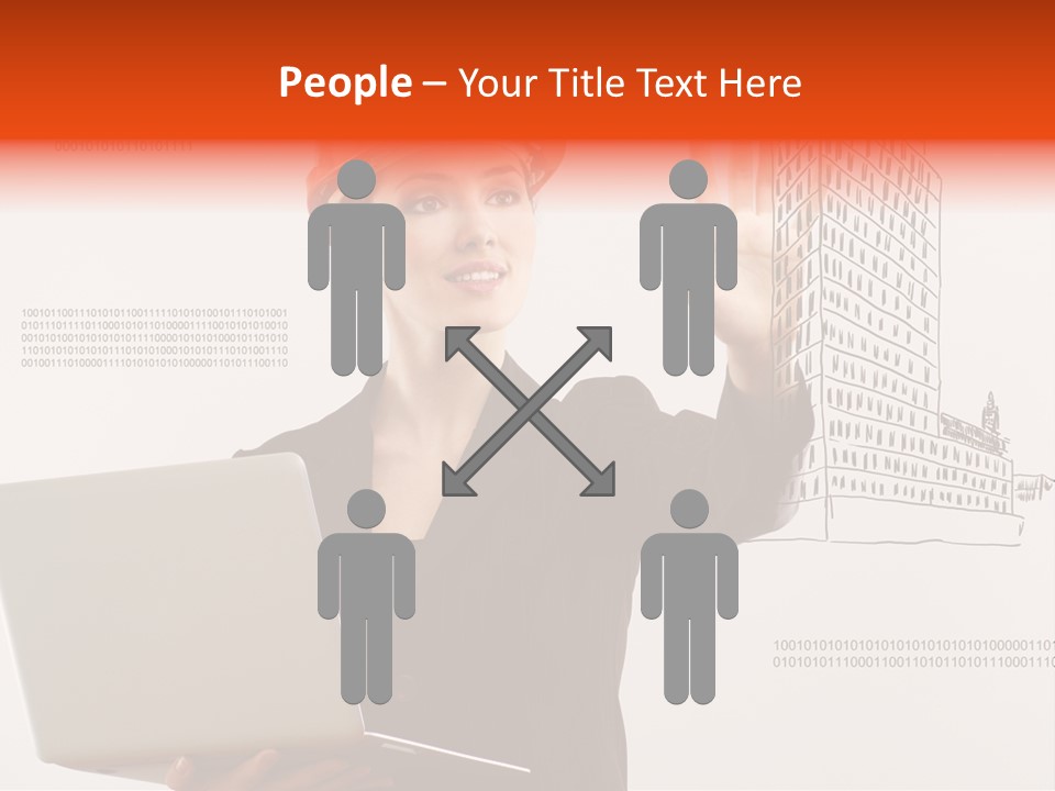 Adult Human Architect PowerPoint Template