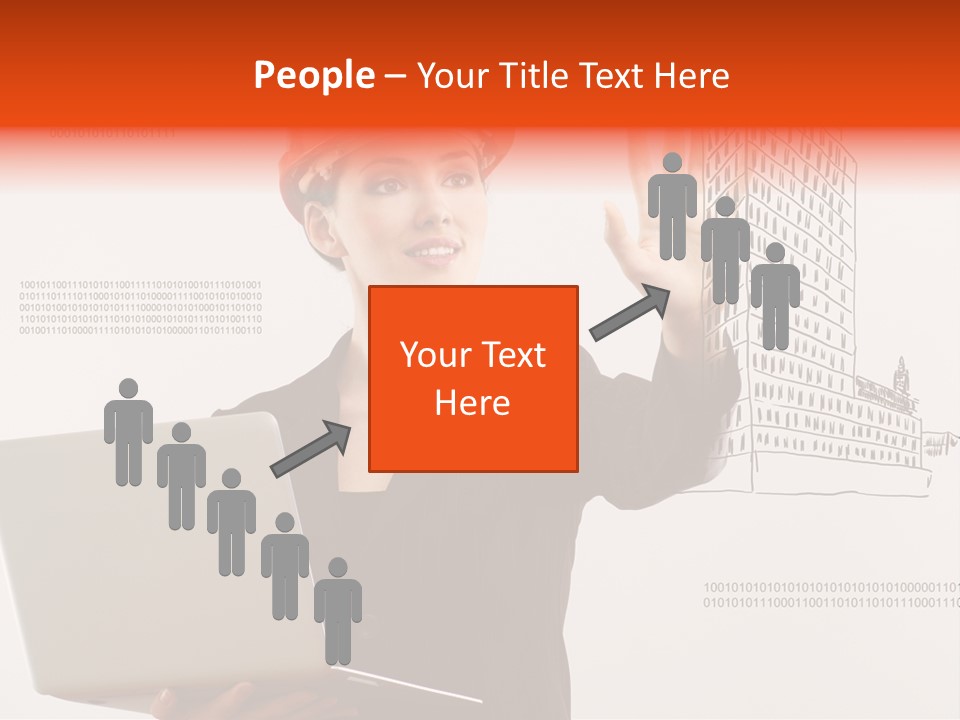 Adult Human Architect PowerPoint Template