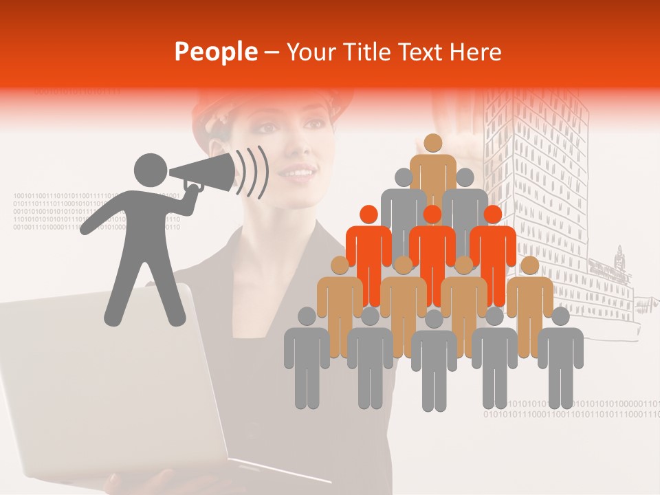 Adult Human Architect PowerPoint Template