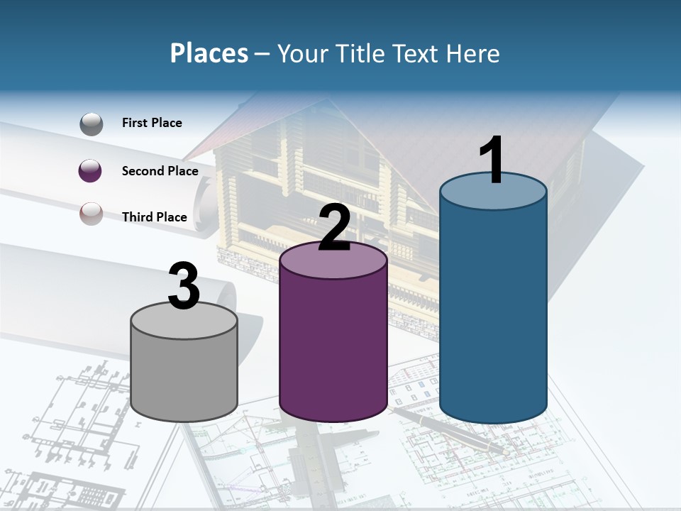 Concrete Housing Steel PowerPoint Template