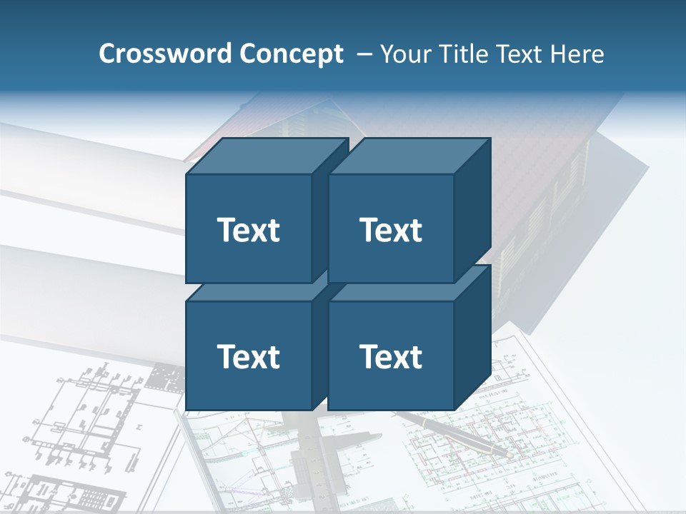 Concrete Housing Steel PowerPoint Template