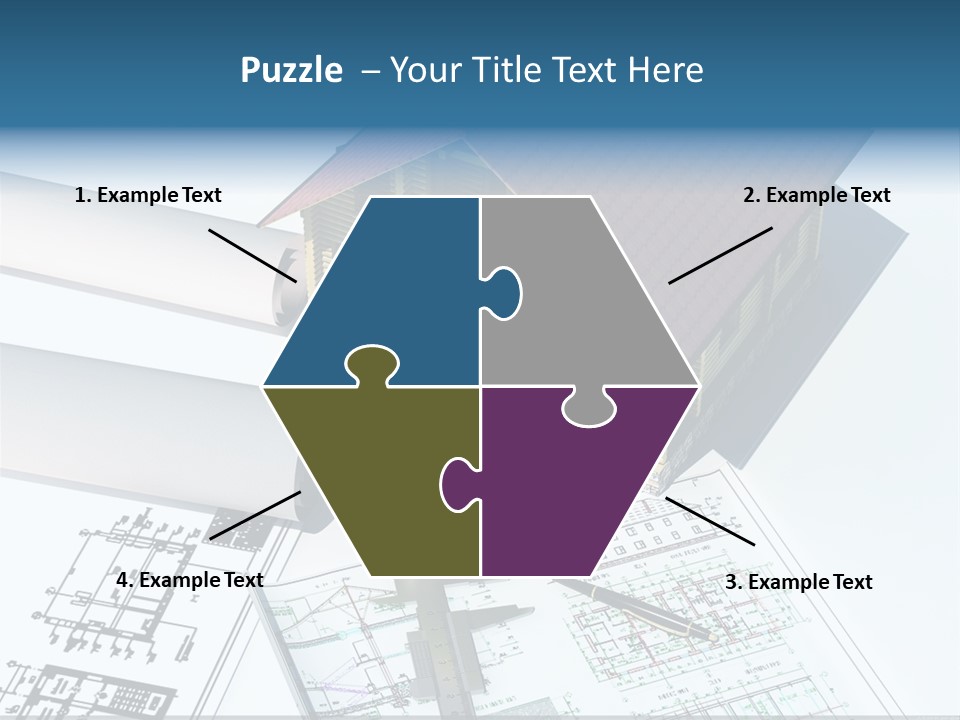 Concrete Housing Steel PowerPoint Template
