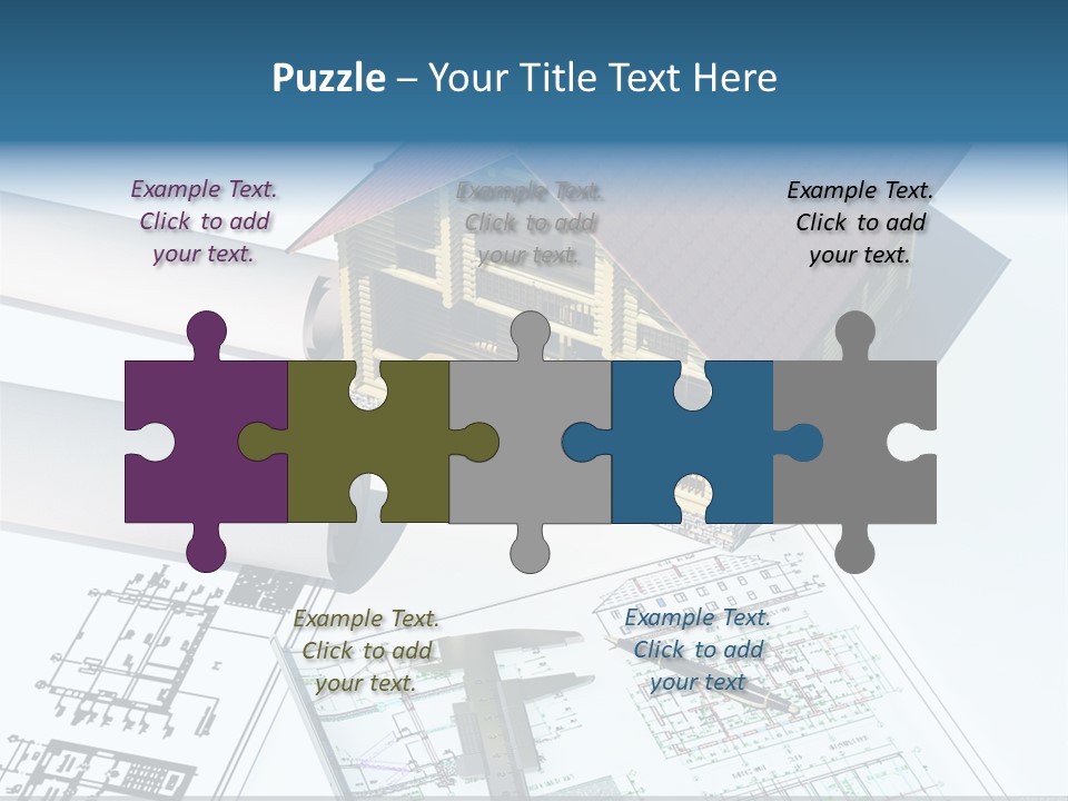 Concrete Housing Steel PowerPoint Template