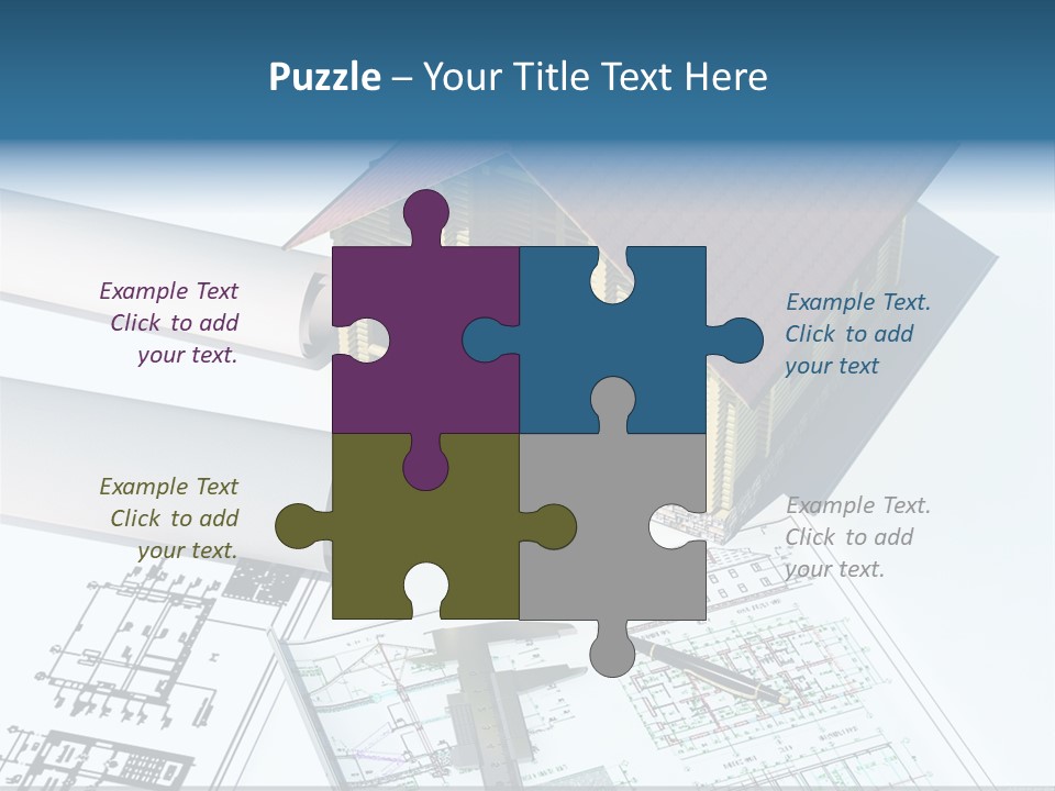 Concrete Housing Steel PowerPoint Template