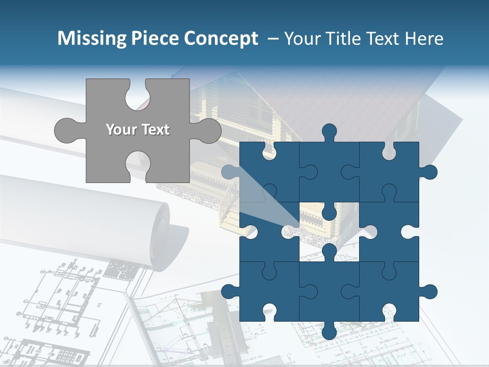 Concrete Housing Steel PowerPoint Template