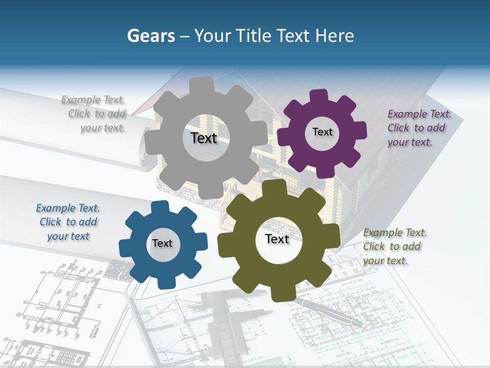Concrete Housing Steel PowerPoint Template