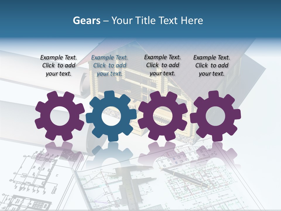 Concrete Housing Steel PowerPoint Template