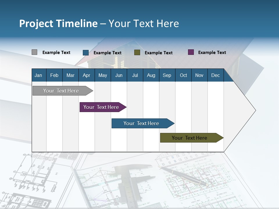 Concrete Housing Steel PowerPoint Template