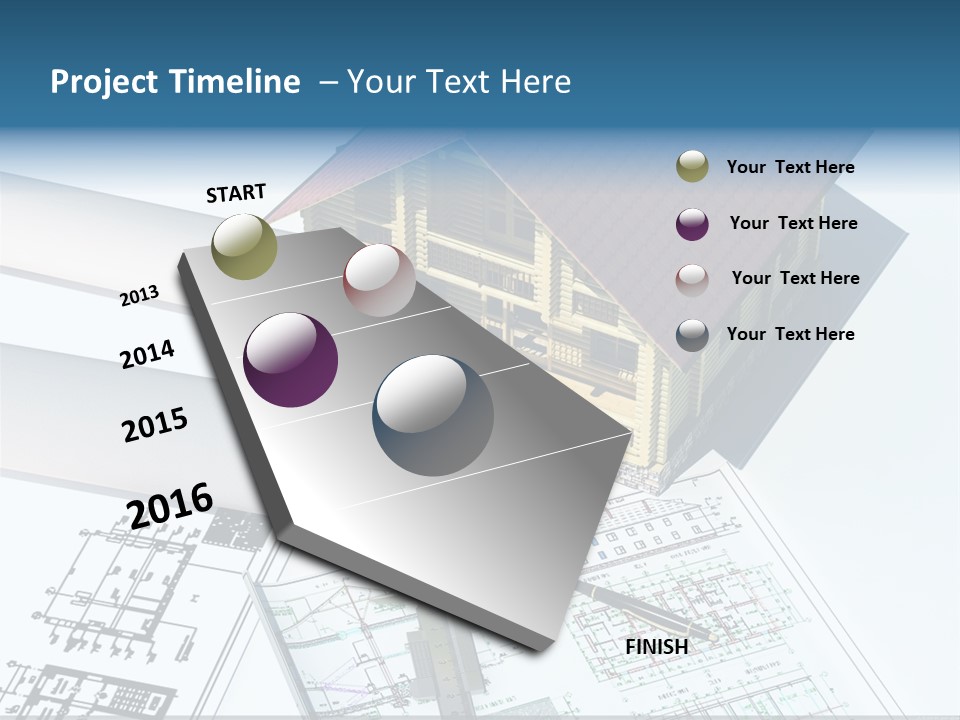 Concrete Housing Steel PowerPoint Template