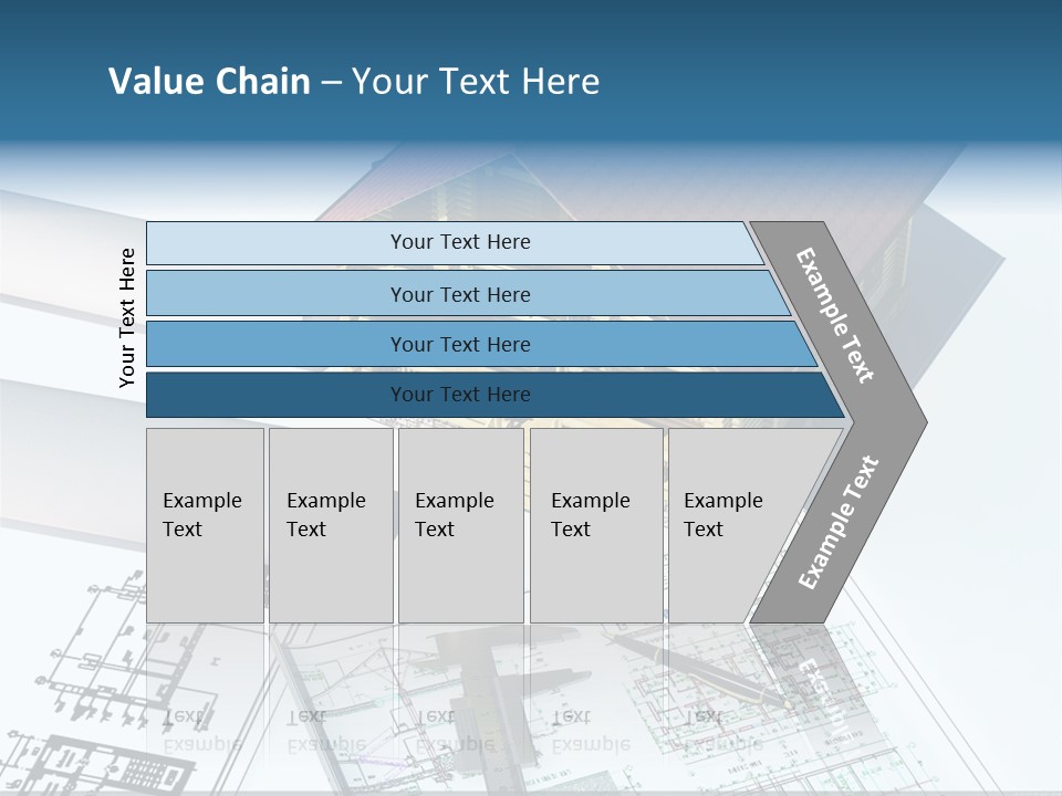 Concrete Housing Steel PowerPoint Template