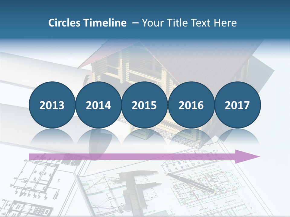 Concrete Housing Steel PowerPoint Template