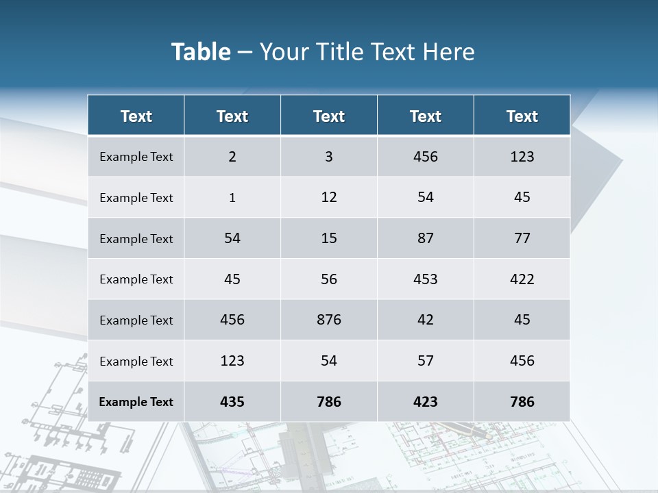 Concrete Housing Steel PowerPoint Template
