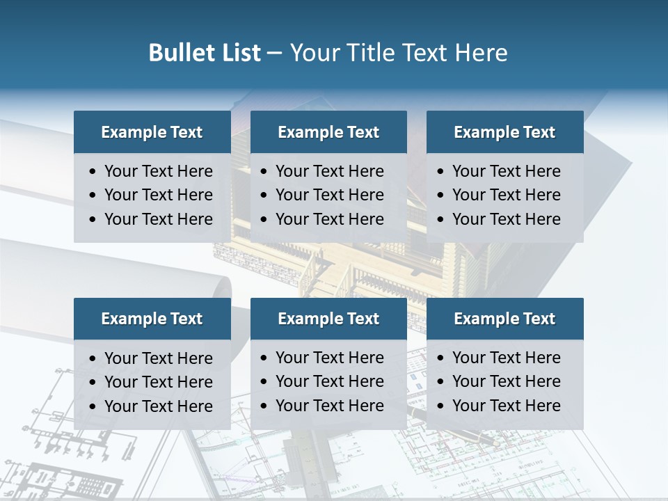 Concrete Housing Steel PowerPoint Template