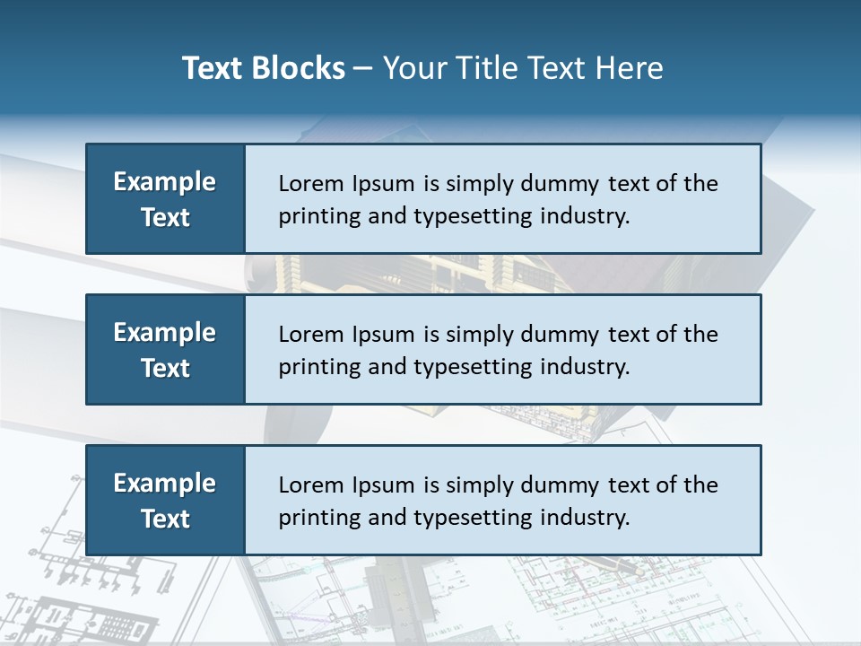 Concrete Housing Steel PowerPoint Template