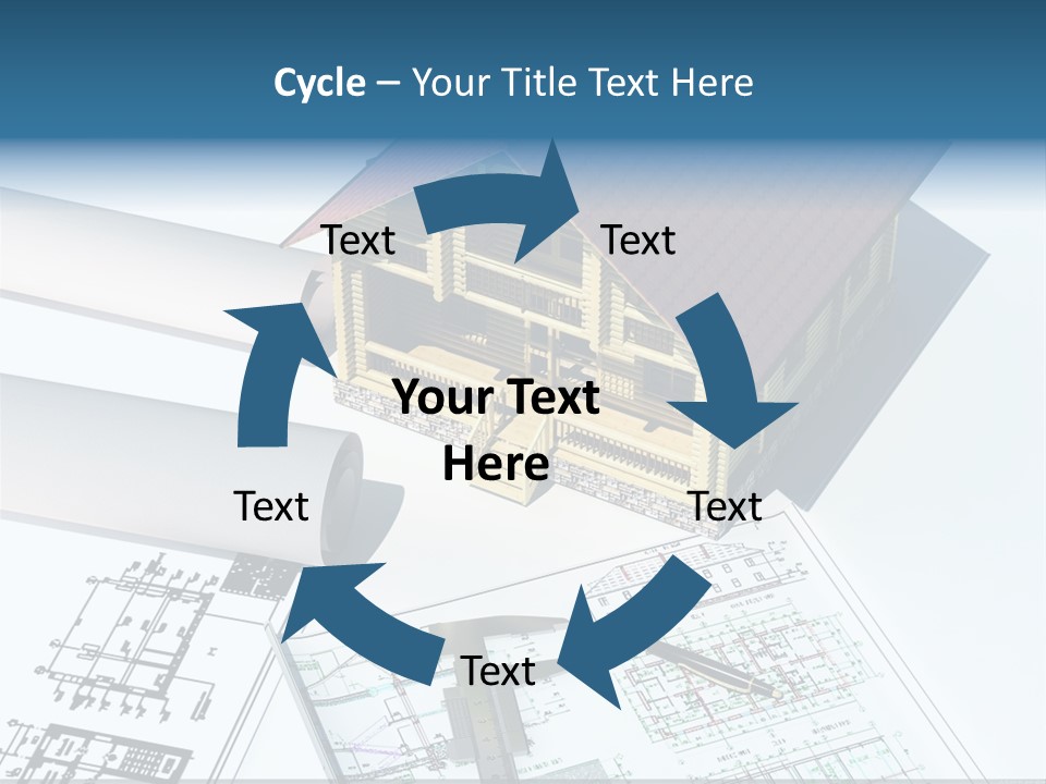 Concrete Housing Steel PowerPoint Template
