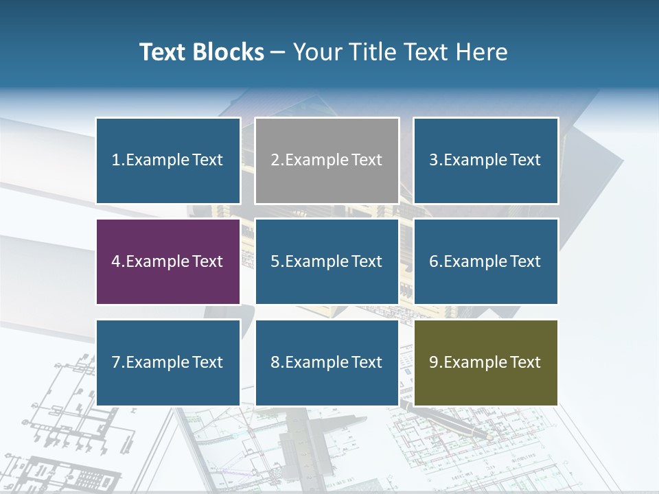 Concrete Housing Steel PowerPoint Template