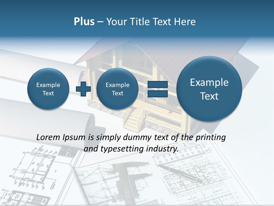 Concrete Housing Steel PowerPoint Template