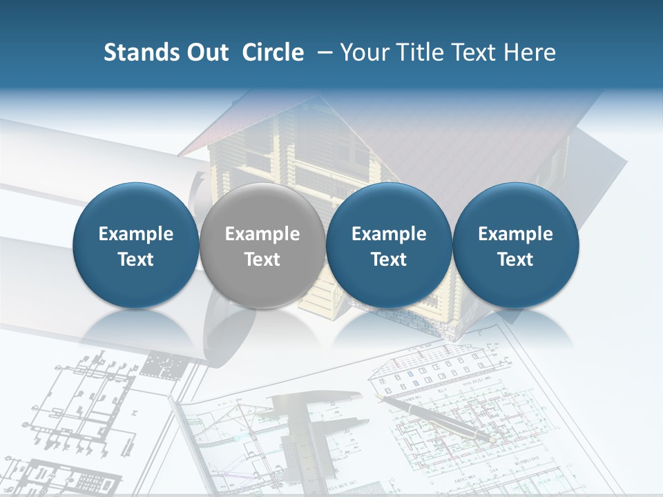 Concrete Housing Steel PowerPoint Template