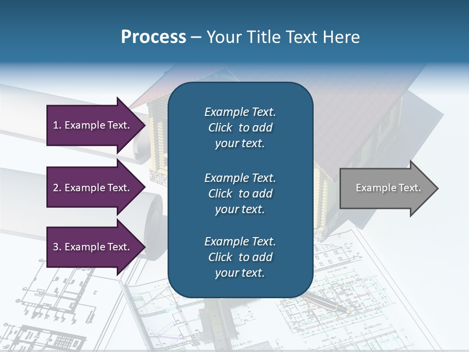 Concrete Housing Steel PowerPoint Template