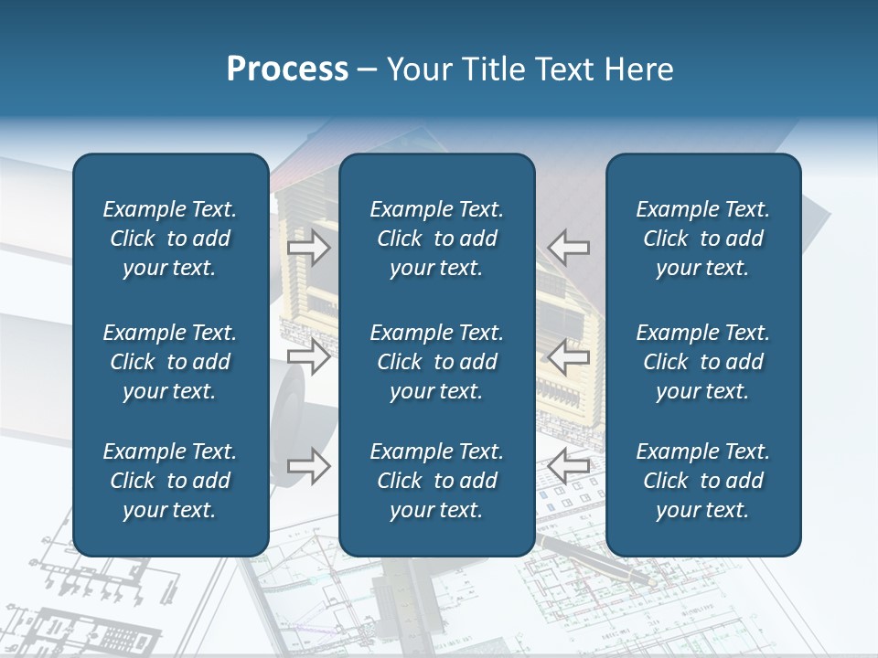 Concrete Housing Steel PowerPoint Template