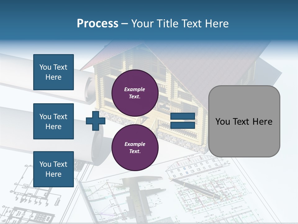 Concrete Housing Steel PowerPoint Template