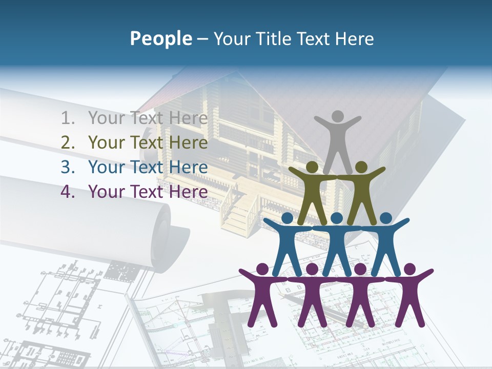 Concrete Housing Steel PowerPoint Template