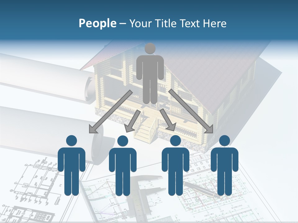 Concrete Housing Steel PowerPoint Template