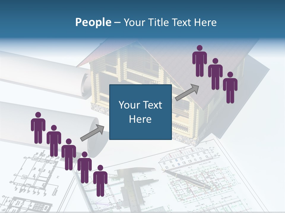 Concrete Housing Steel PowerPoint Template