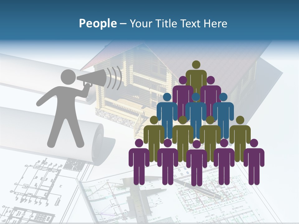 Concrete Housing Steel PowerPoint Template