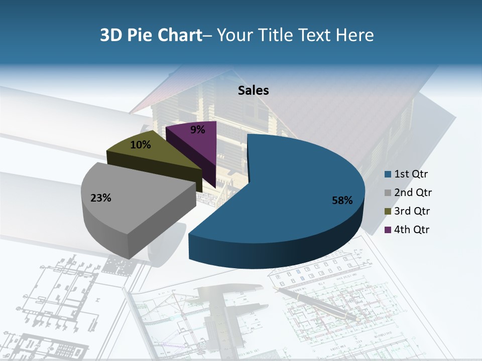 Concrete Housing Steel PowerPoint Template