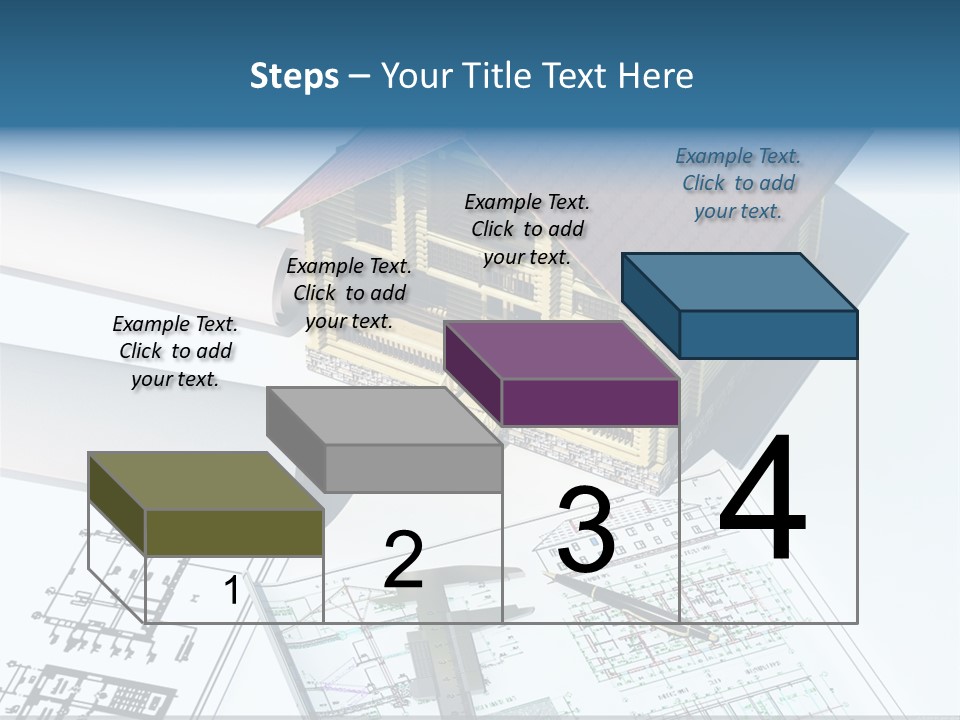 Concrete Housing Steel PowerPoint Template