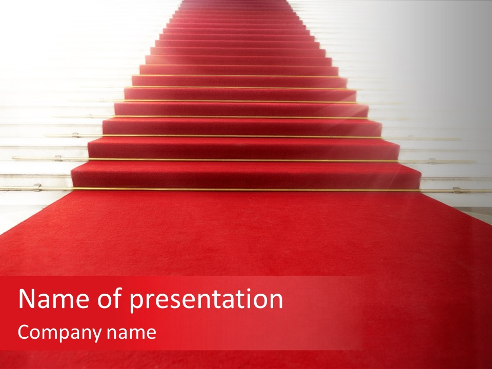 Tapis Rouge PowerPoint Template