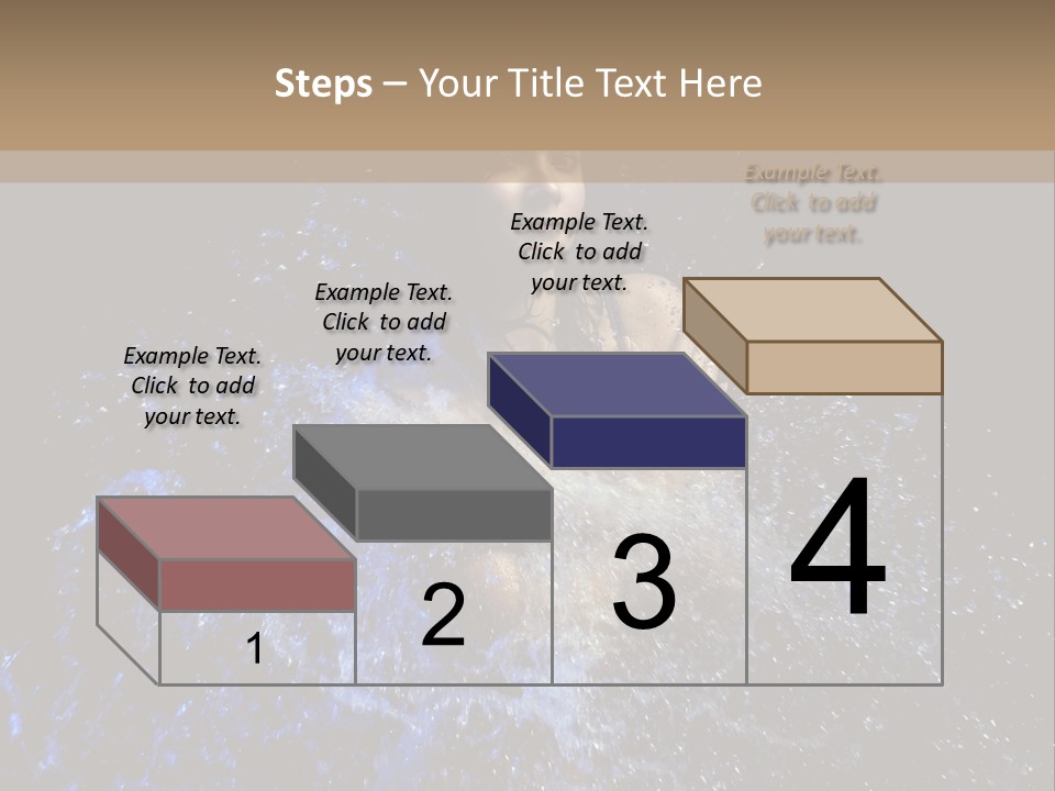 Girl In A Water PowerPoint Template