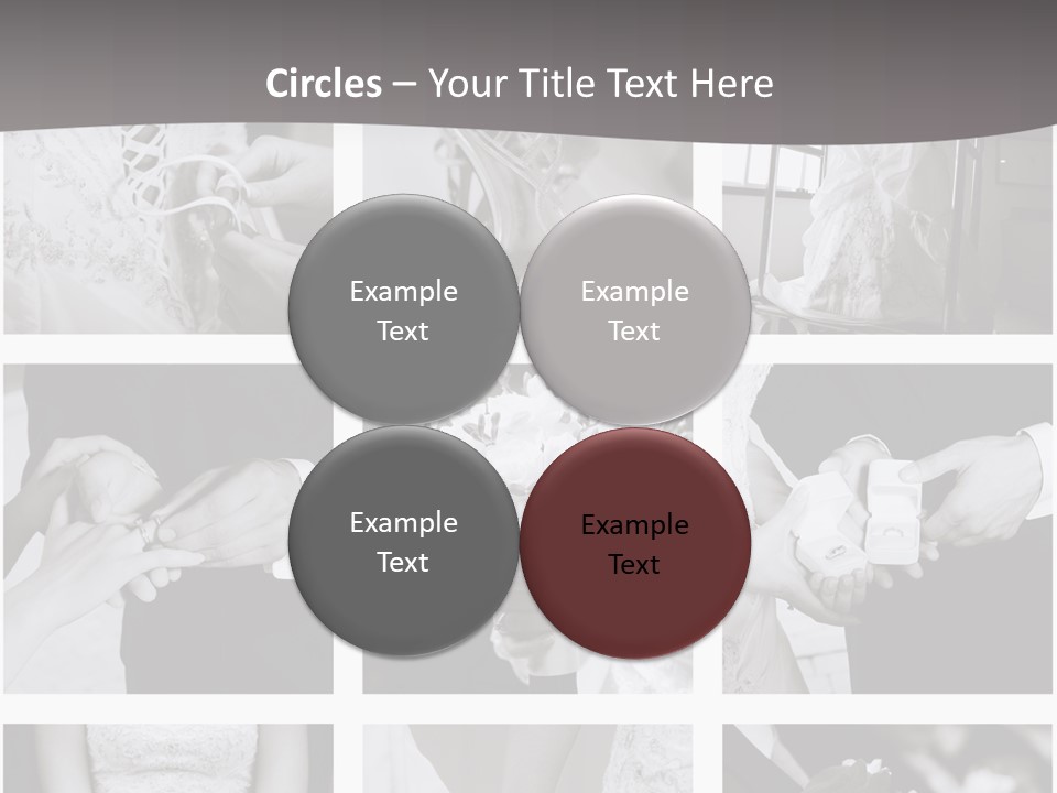 Wedding Collage Backgrounds PowerPoint Template