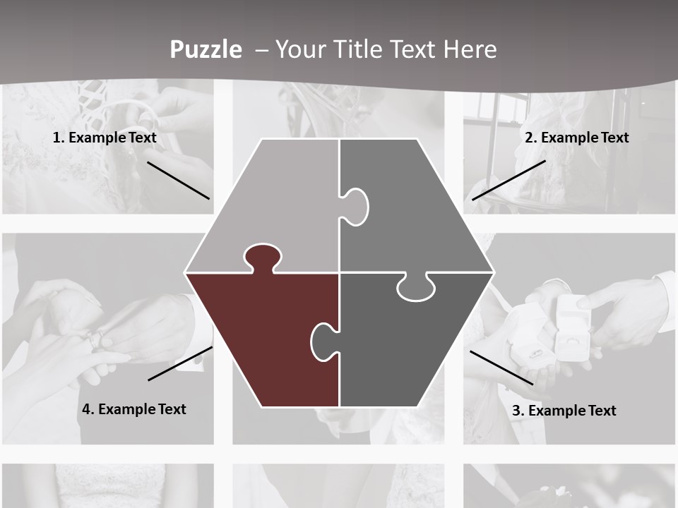 Wedding Collage Backgrounds PowerPoint Template