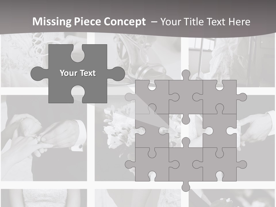 Wedding Collage Backgrounds PowerPoint Template