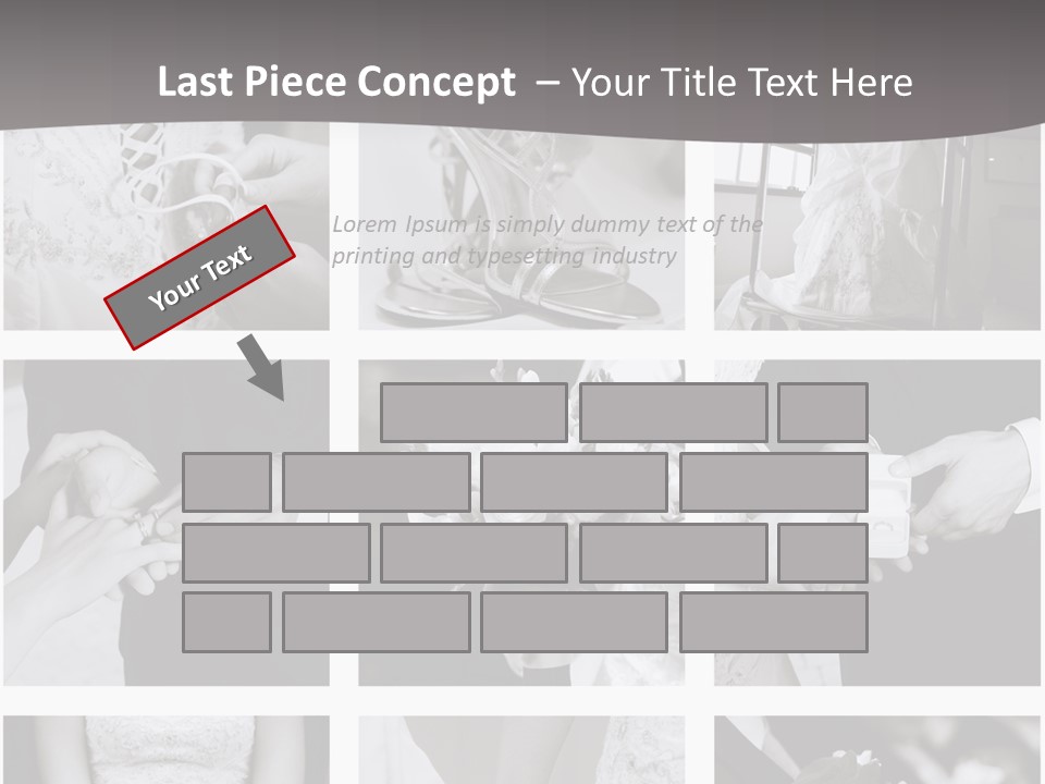 Wedding Collage Backgrounds PowerPoint Template