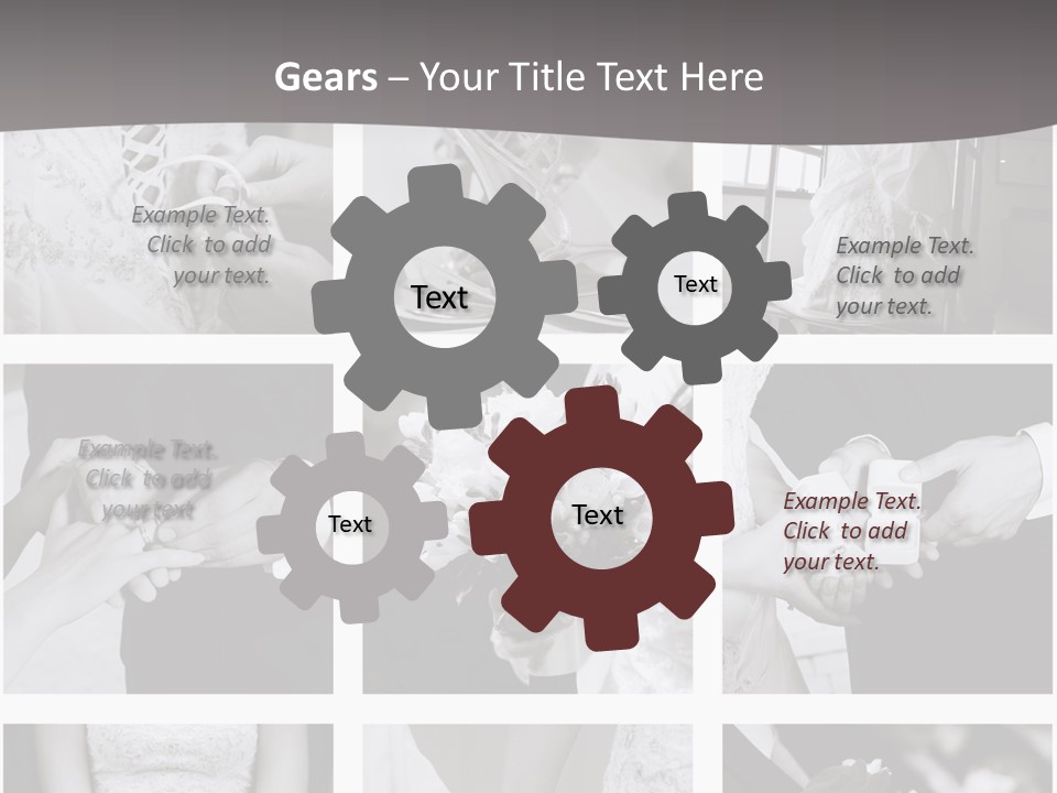 Wedding Collage Backgrounds PowerPoint Template