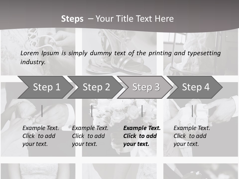 Wedding Collage Backgrounds PowerPoint Template