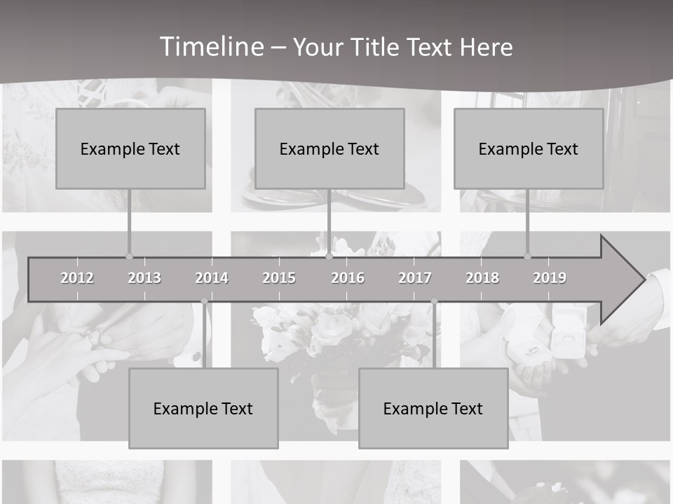 Wedding Collage Backgrounds PowerPoint Template