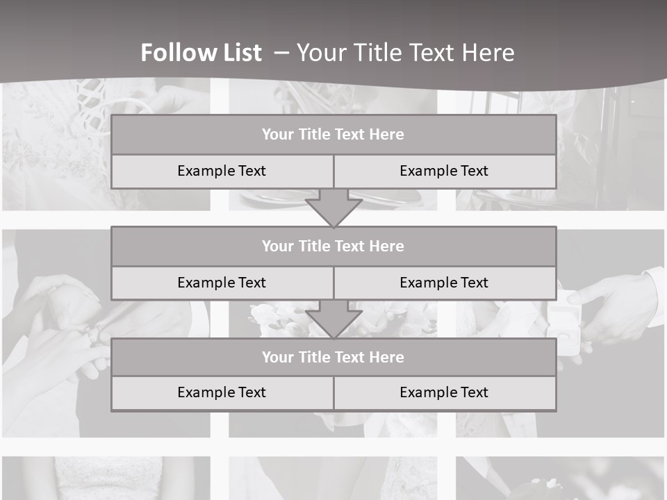 Wedding Collage Backgrounds PowerPoint Template