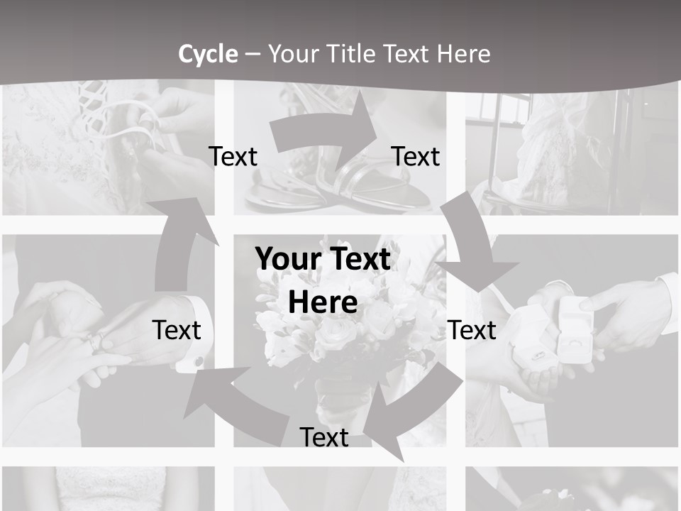 Wedding Collage Backgrounds PowerPoint Template